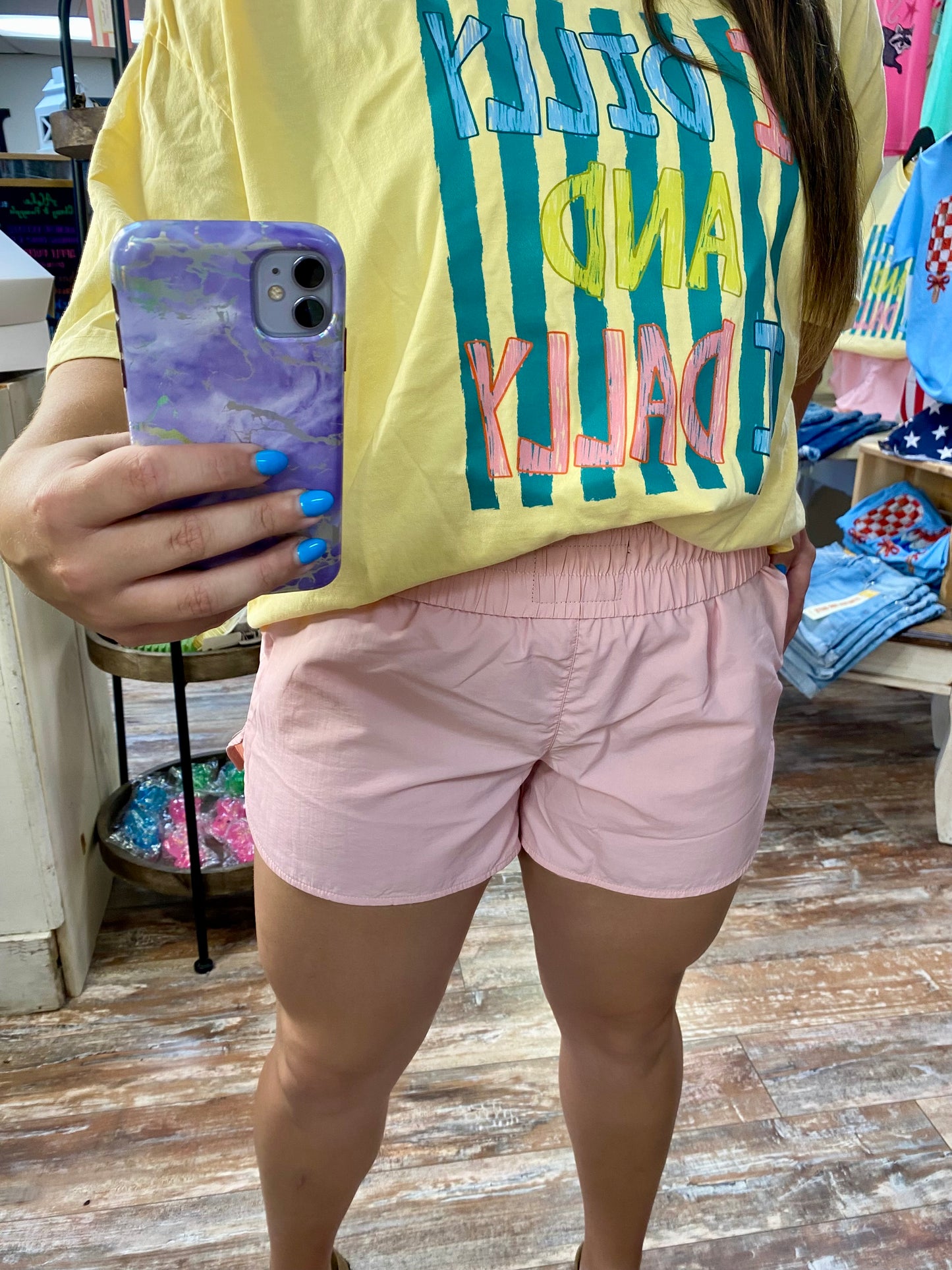 Lulu Mac Shorts Light Pink