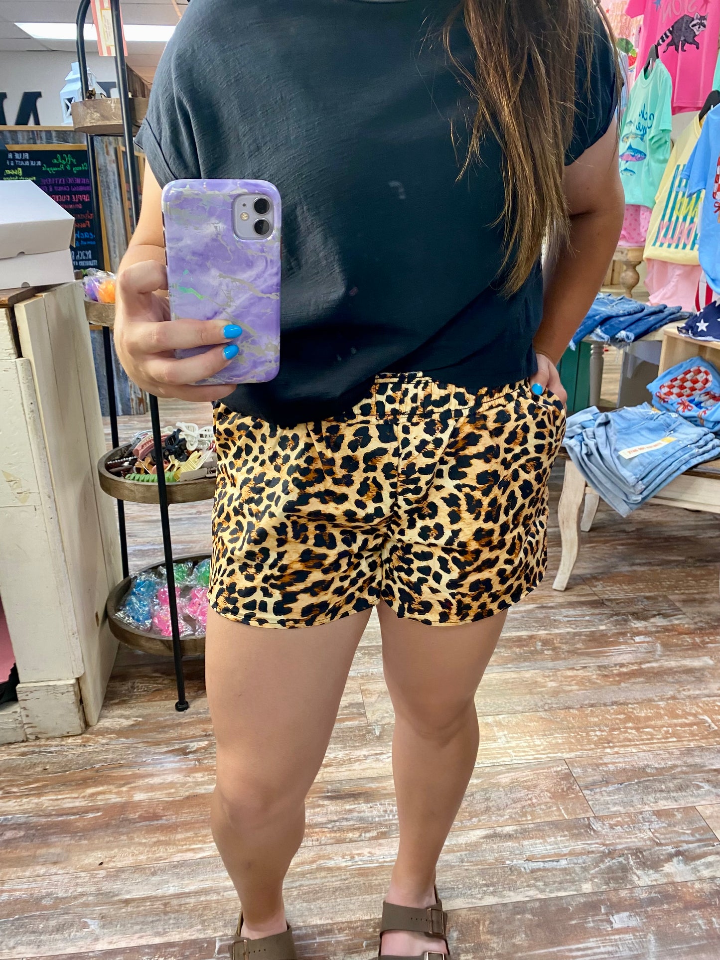 Lulu Mac Leopard Shorts