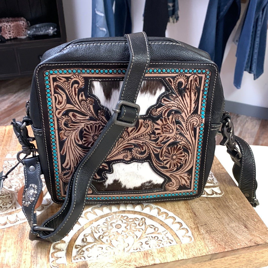 Dakota Basin Hand Tooled Bag