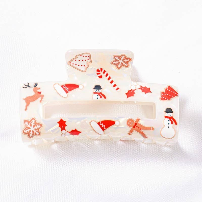 CHRISTMAS MIX HAIR CLAW
