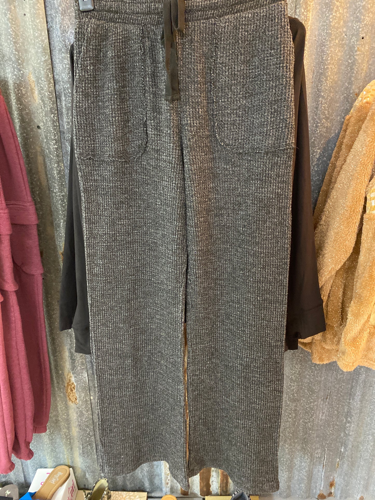 Waffle Straight Sweatpants