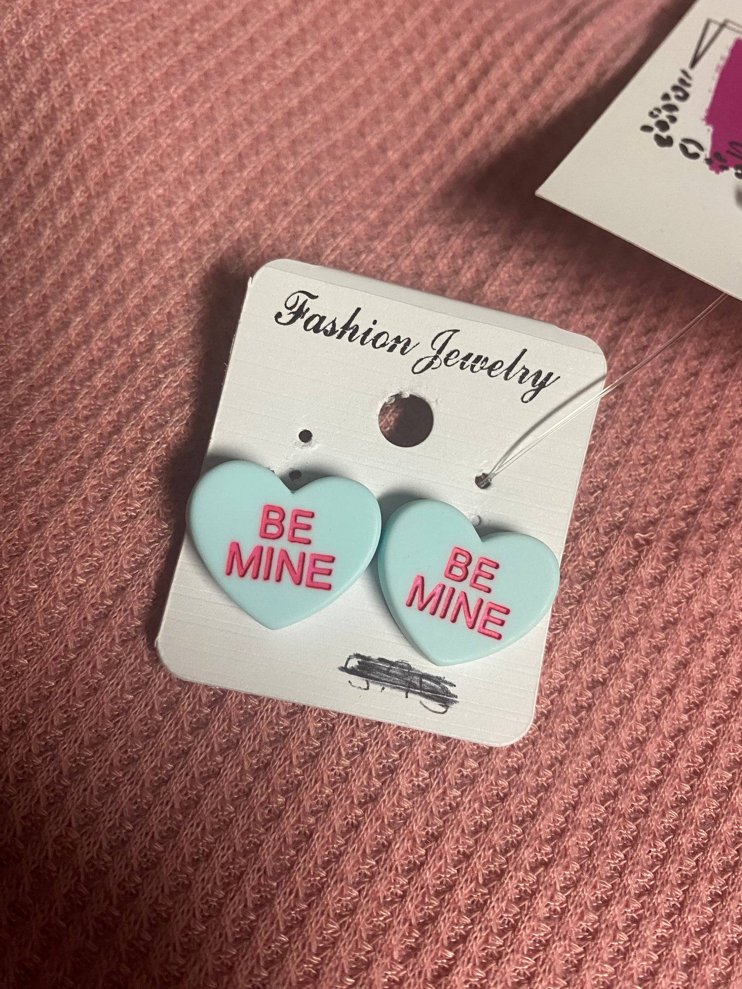 Be Mine Heart Stud Earrings