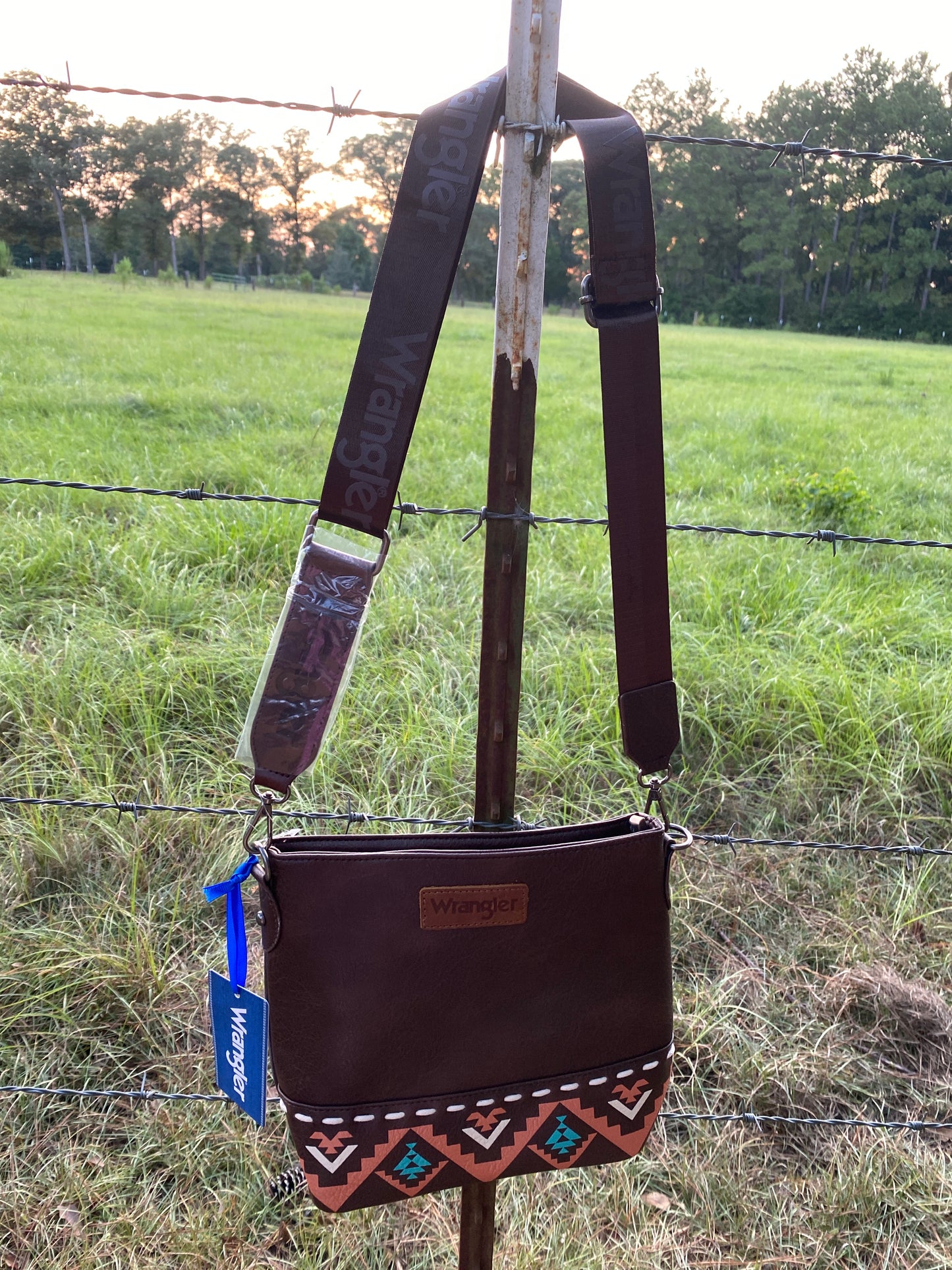 Wrangler Aztec Print Crossbody Bag