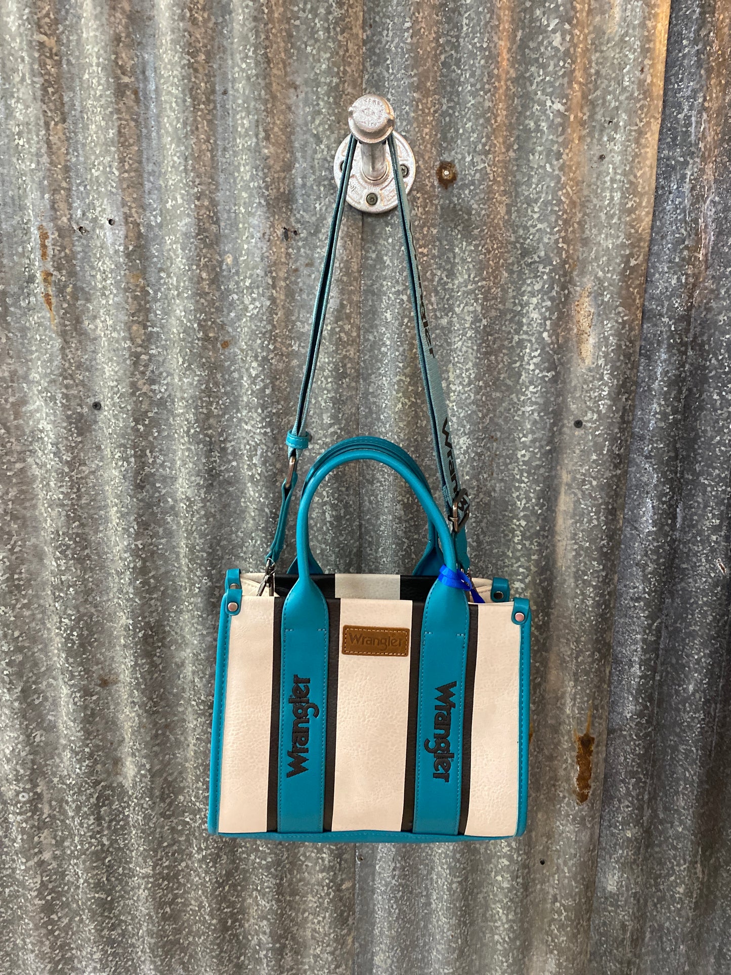 Wrangler Color Block Tote/Crossbody