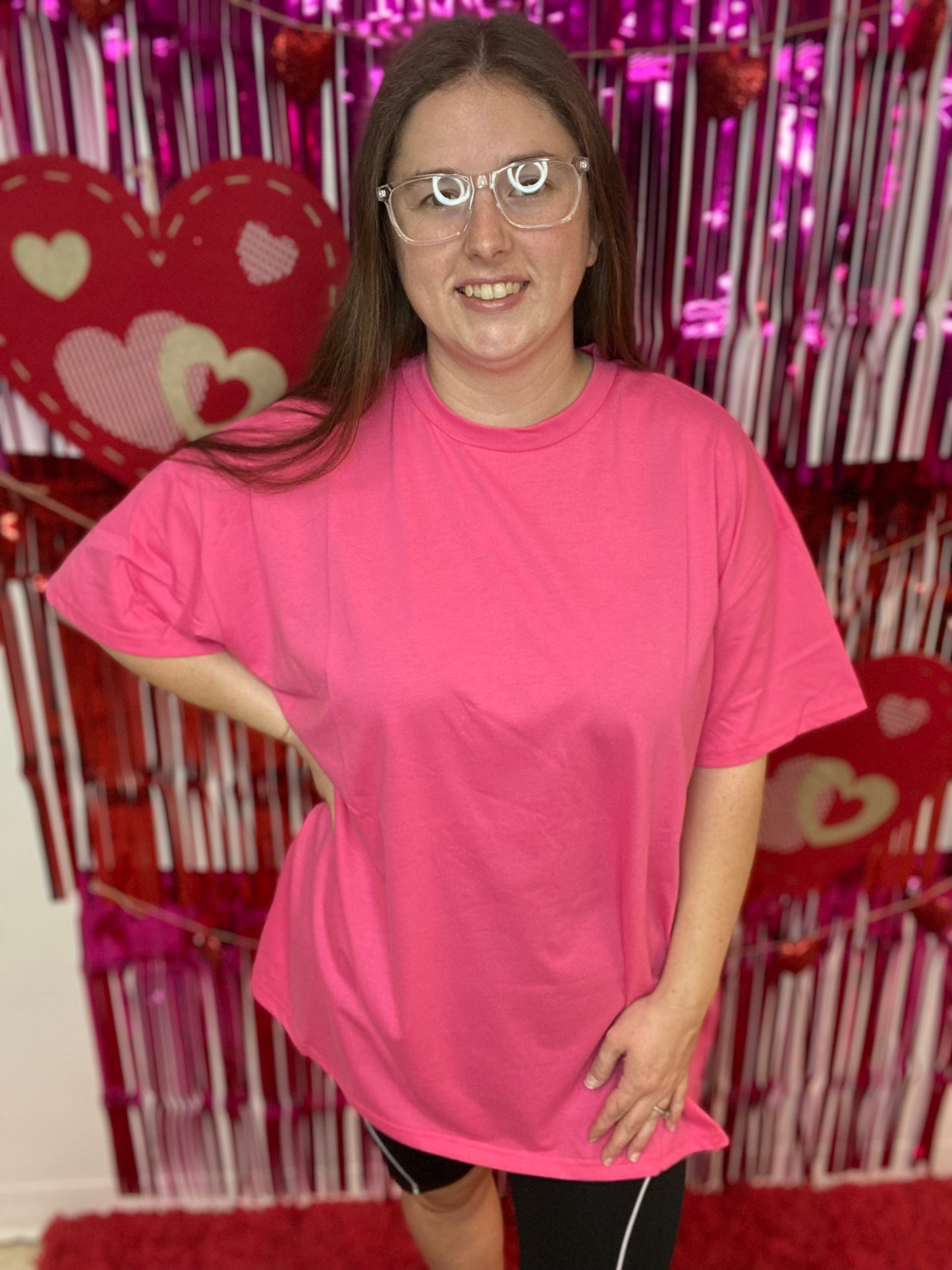 Oversized Pink Tee