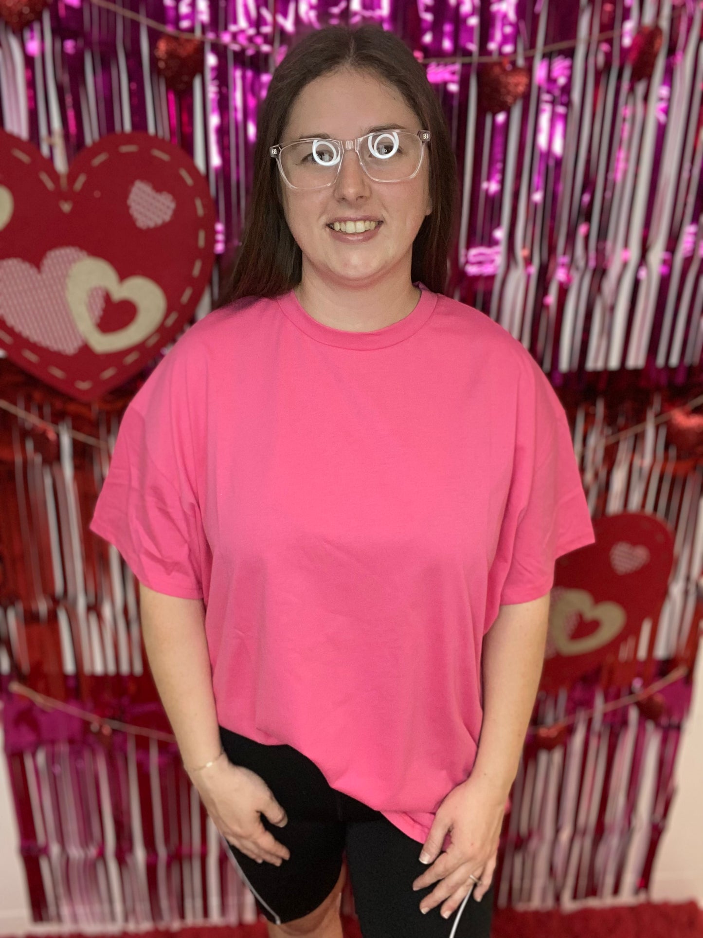 Oversized Pink Tee