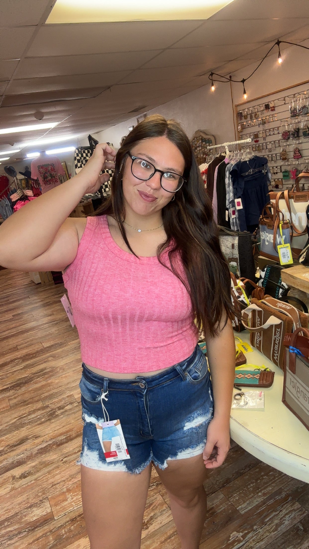 Ribbed Crop Sleeveless Top