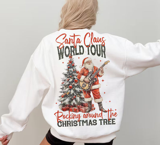 Santa World Tour Tee Or Pullover