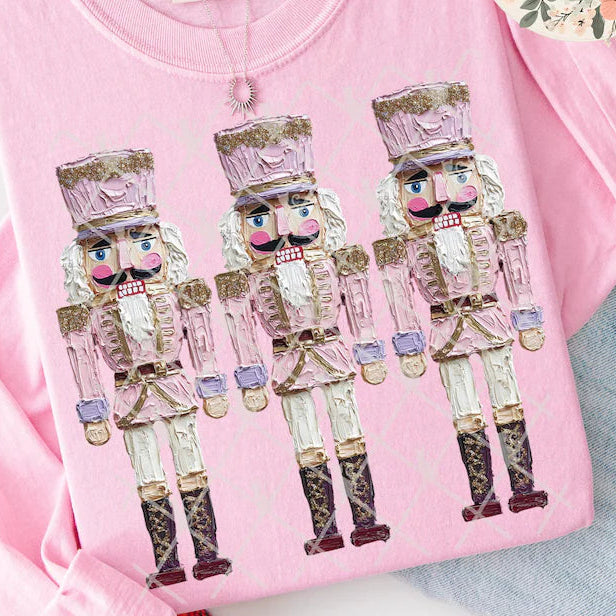 Painted Nut Cracker Tee Or Pullover