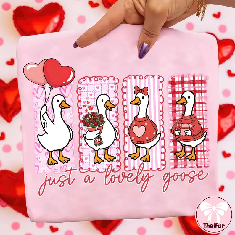 Silly Goose Valentines Tee