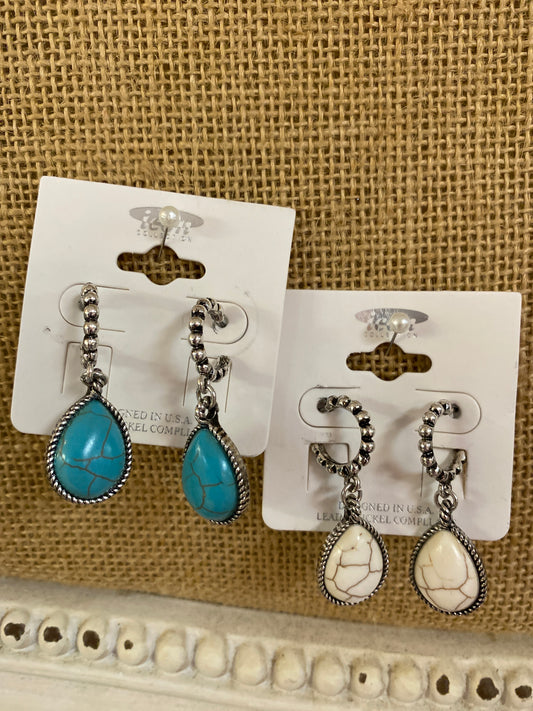 Western Stone Earring