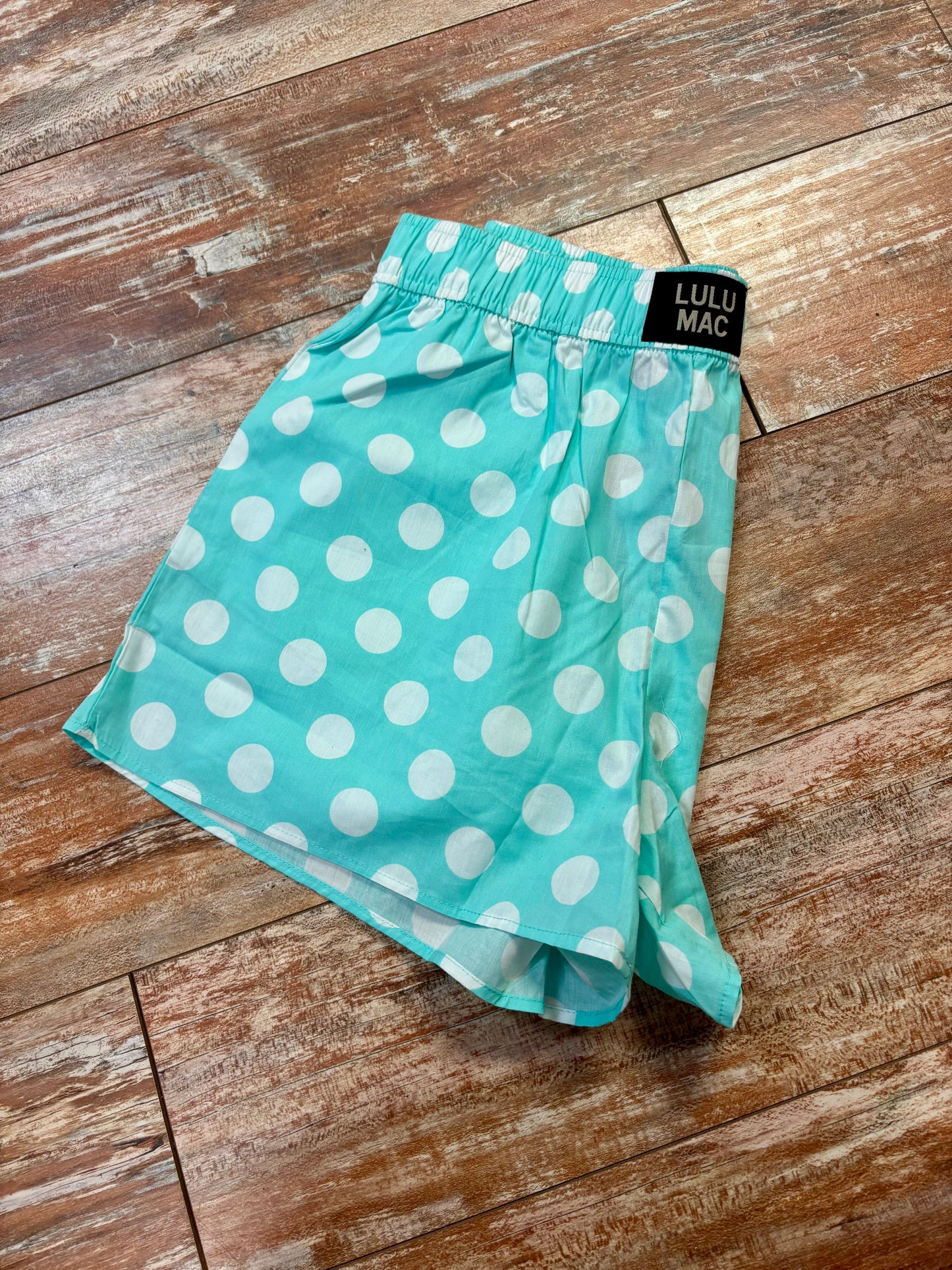 Lulu Mac Mint Polka Dot Shorts