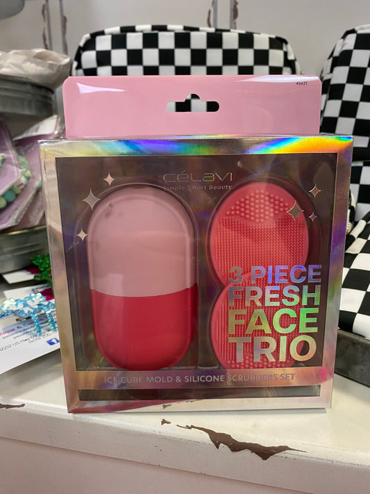 Fresh Face Trio Ice Roller & Silicone Set