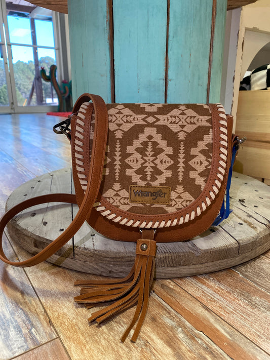 Wrangler Southwestern Print Saddle Bag