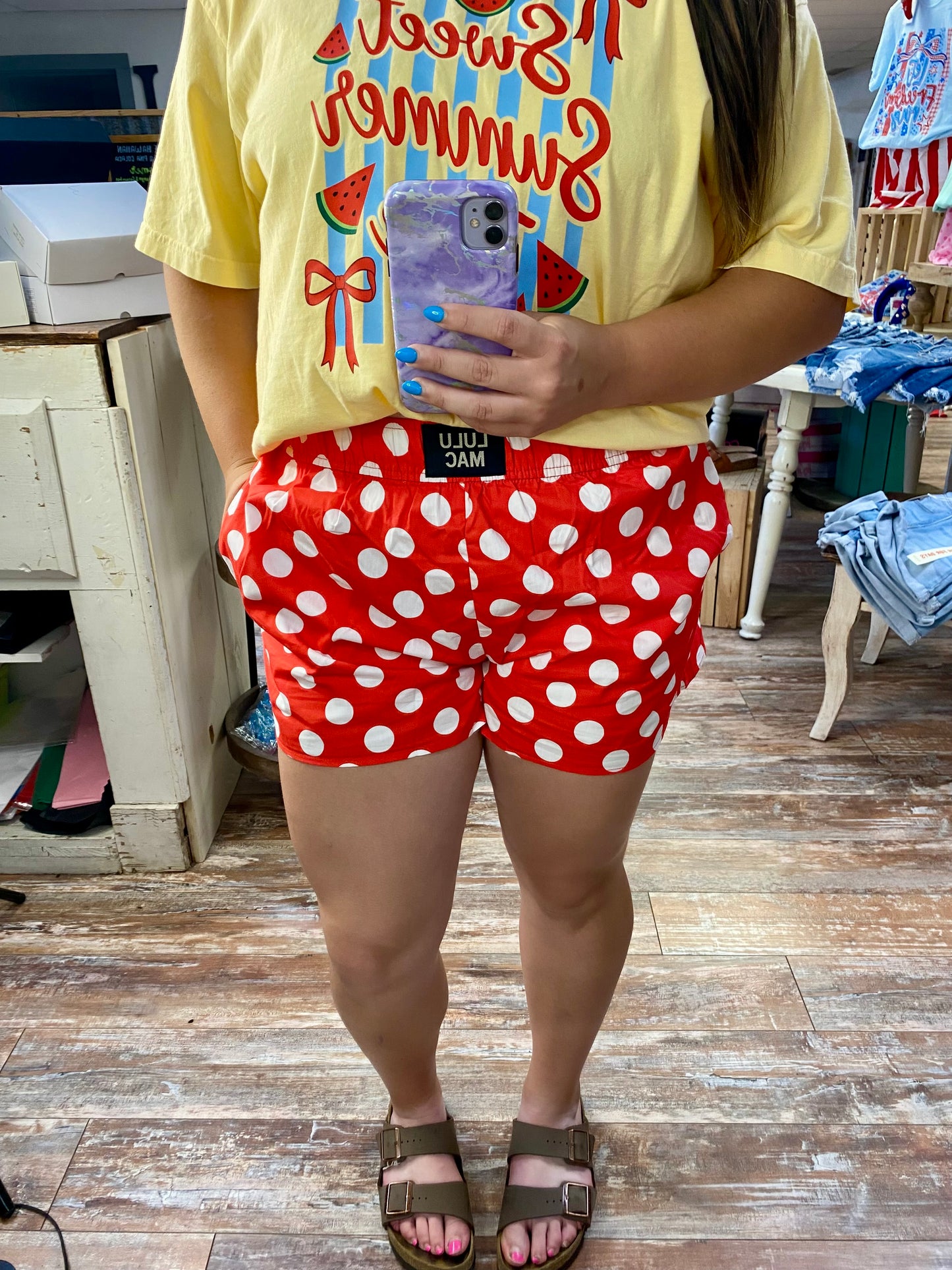 Lulu Mac Red Polka Dot