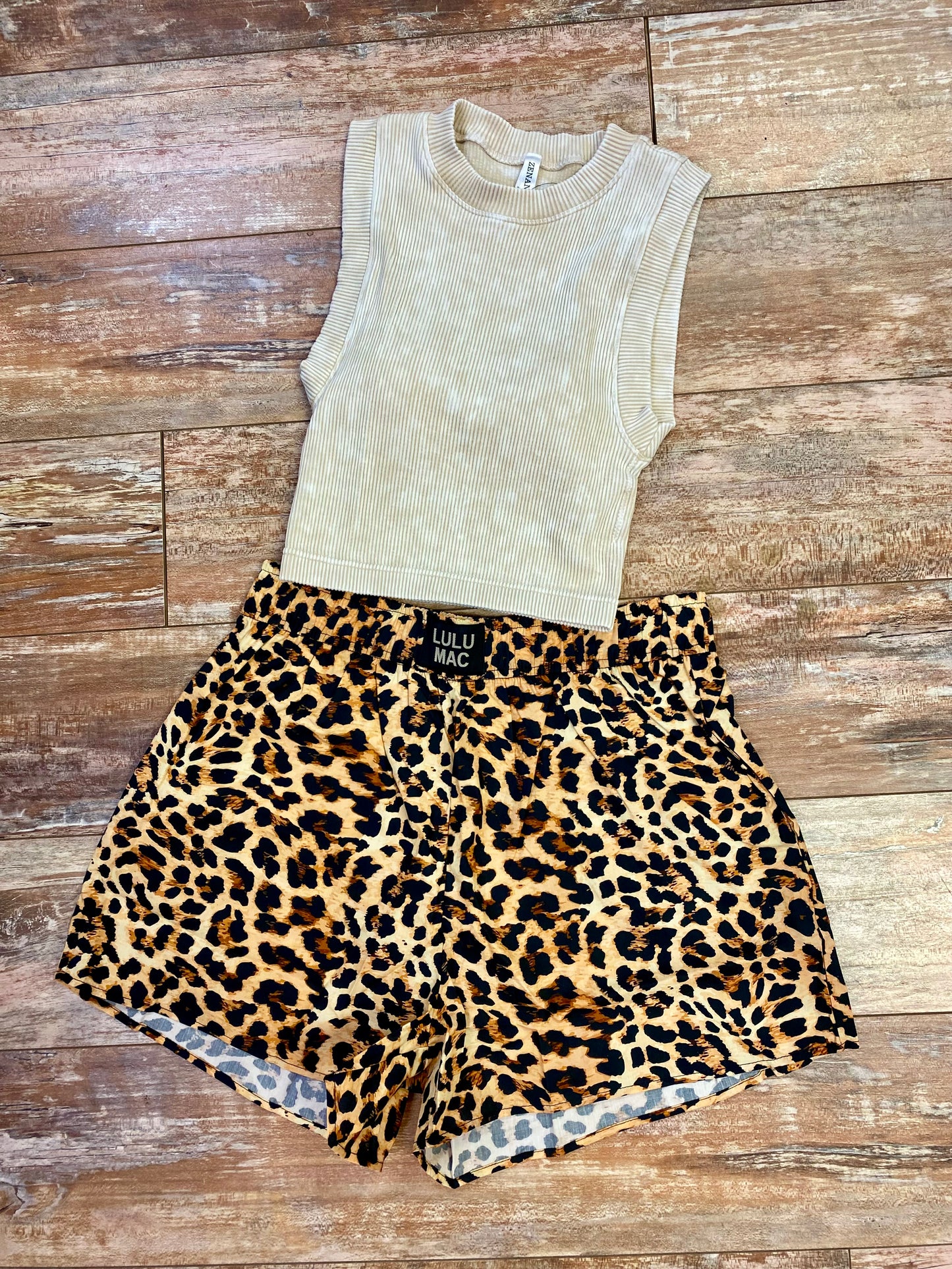Lulu Mac Leopard Shorts