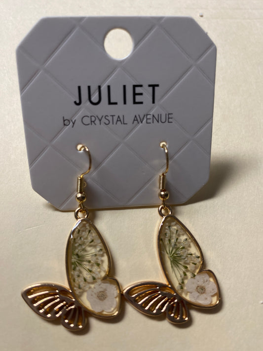 Butterfly Flower Earring