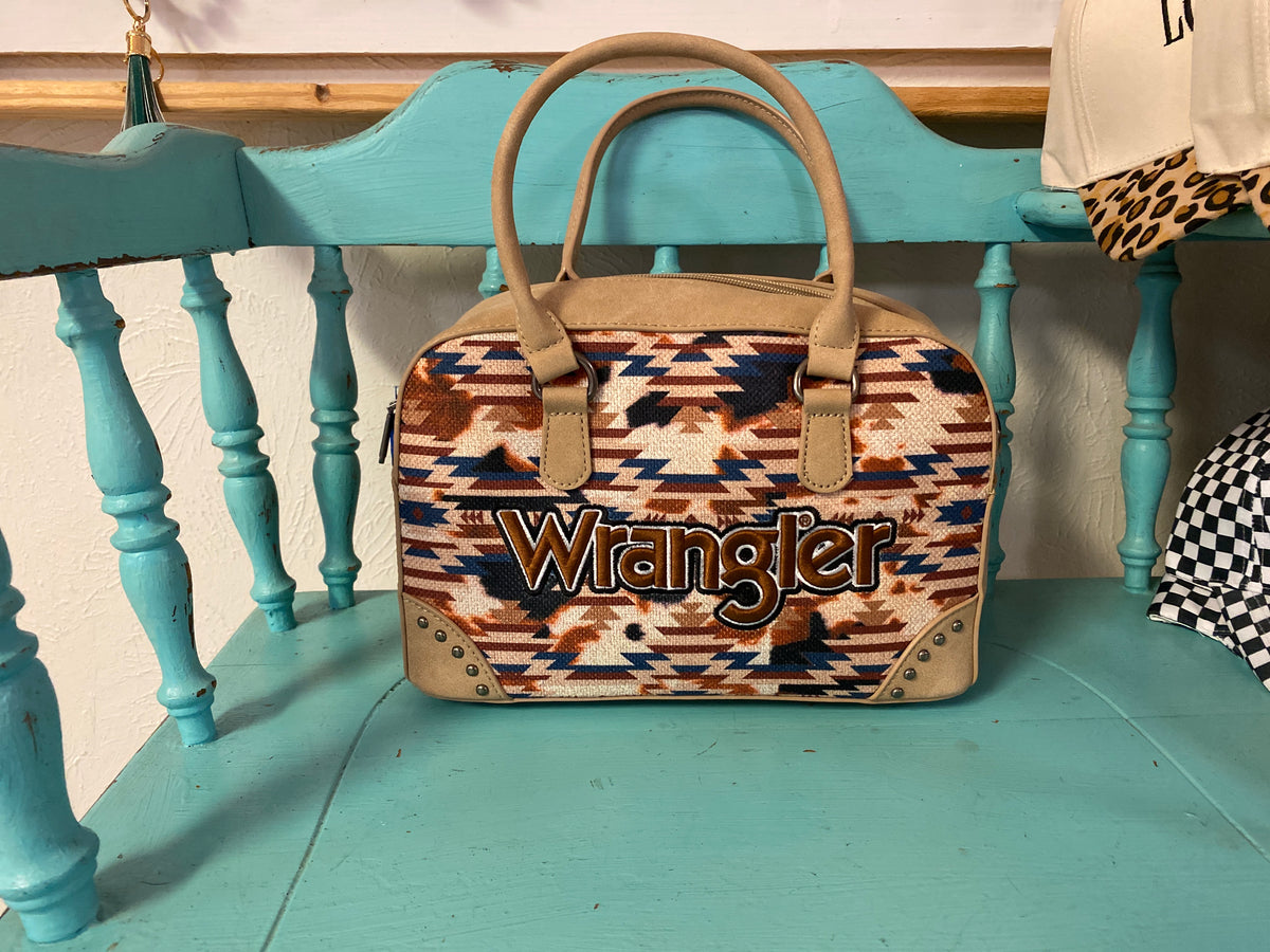 Wrangler Aztec Print Satchel