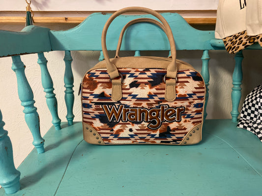 Wrangler Aztec Print Satchel