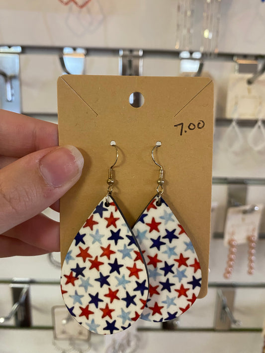 Star Teardrop Earrings