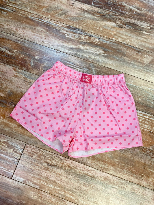 Lulu Mac Light Pink/Pink Polka Dot