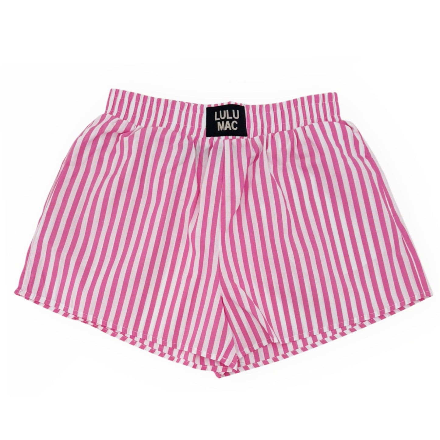 LULU MAC PINK GINGHAM BOXER SHORTS