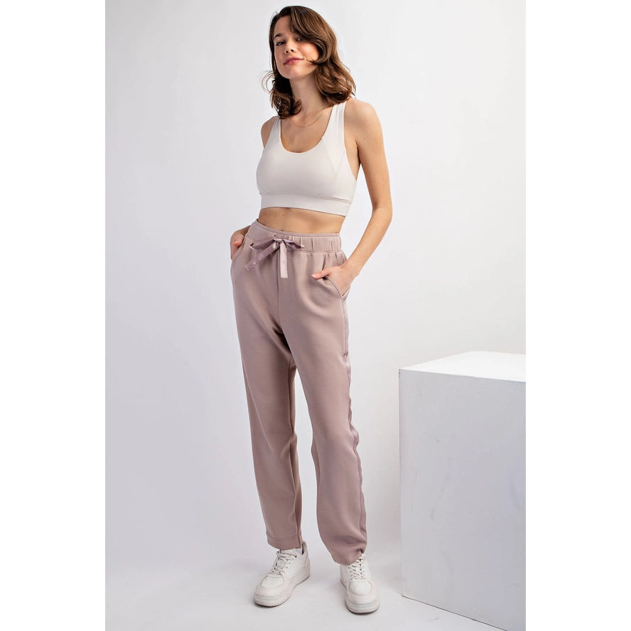 Scuba Jogger with Side Satin Detail