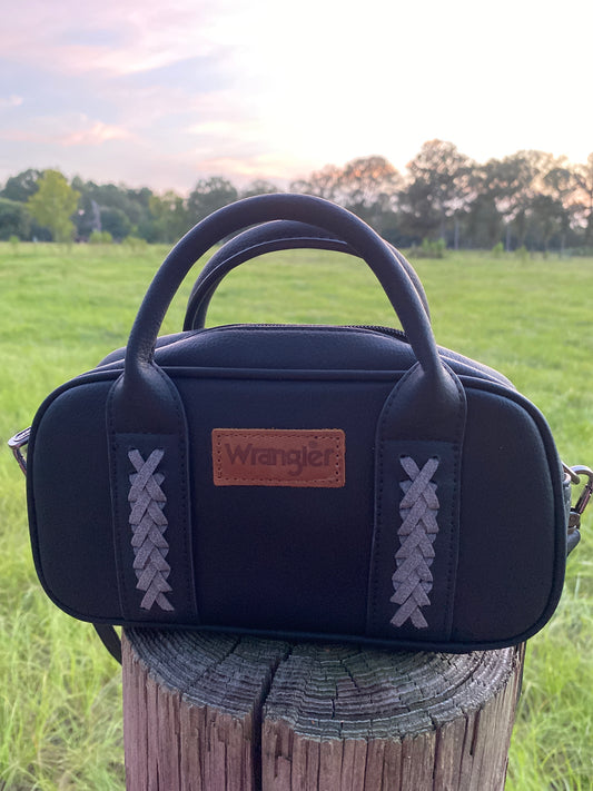 Wrangler Whipstitch Mini Satchel/Crossbody