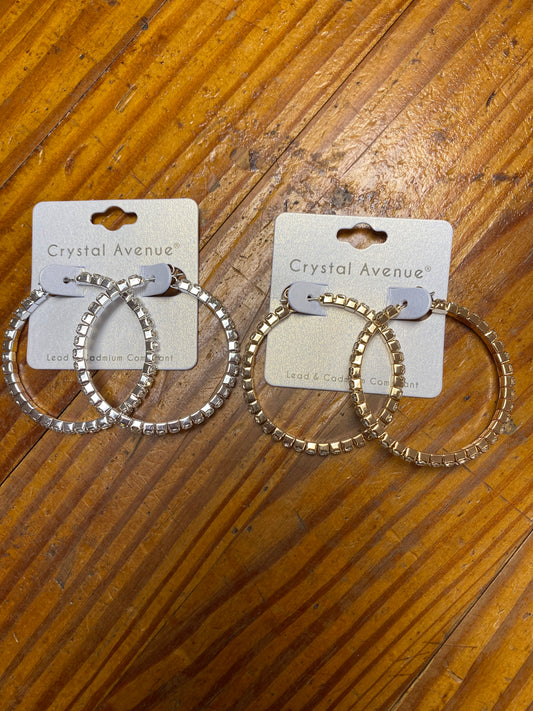 CA Hoop Earrings