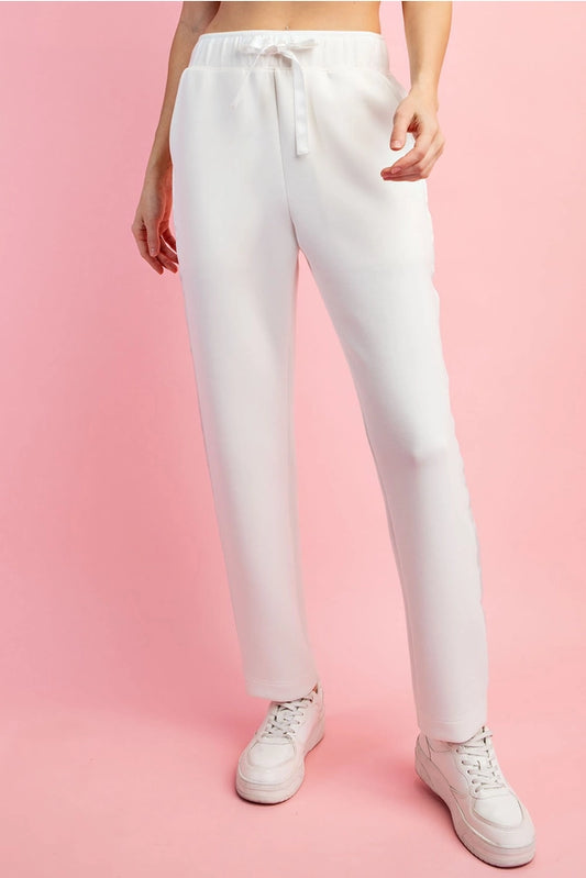 Scuba Jogger with Side Satin Detail