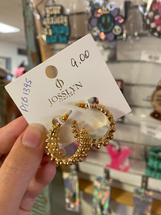 Gold Chunky Hoops