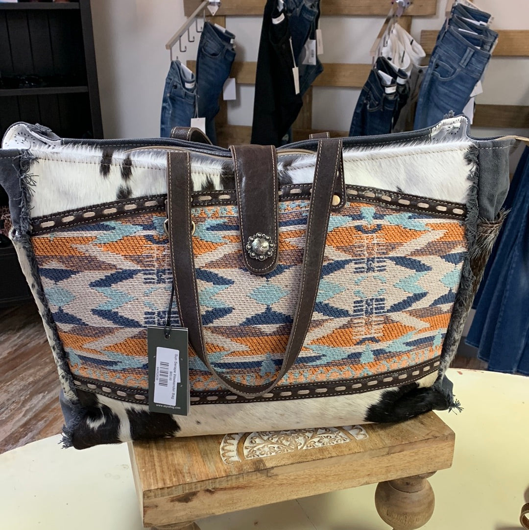 Serape discount weekender bag