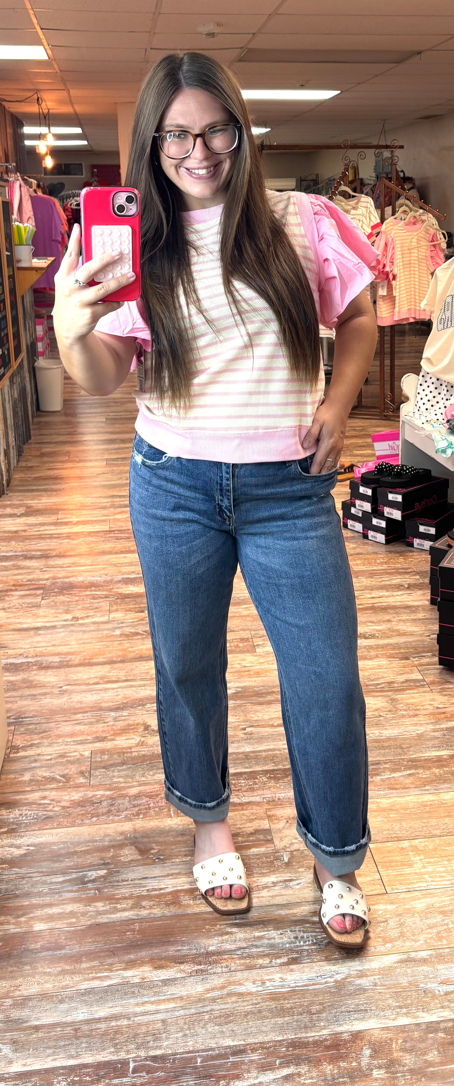 Comet Stretch Low Slung Baggy Straight Jeans