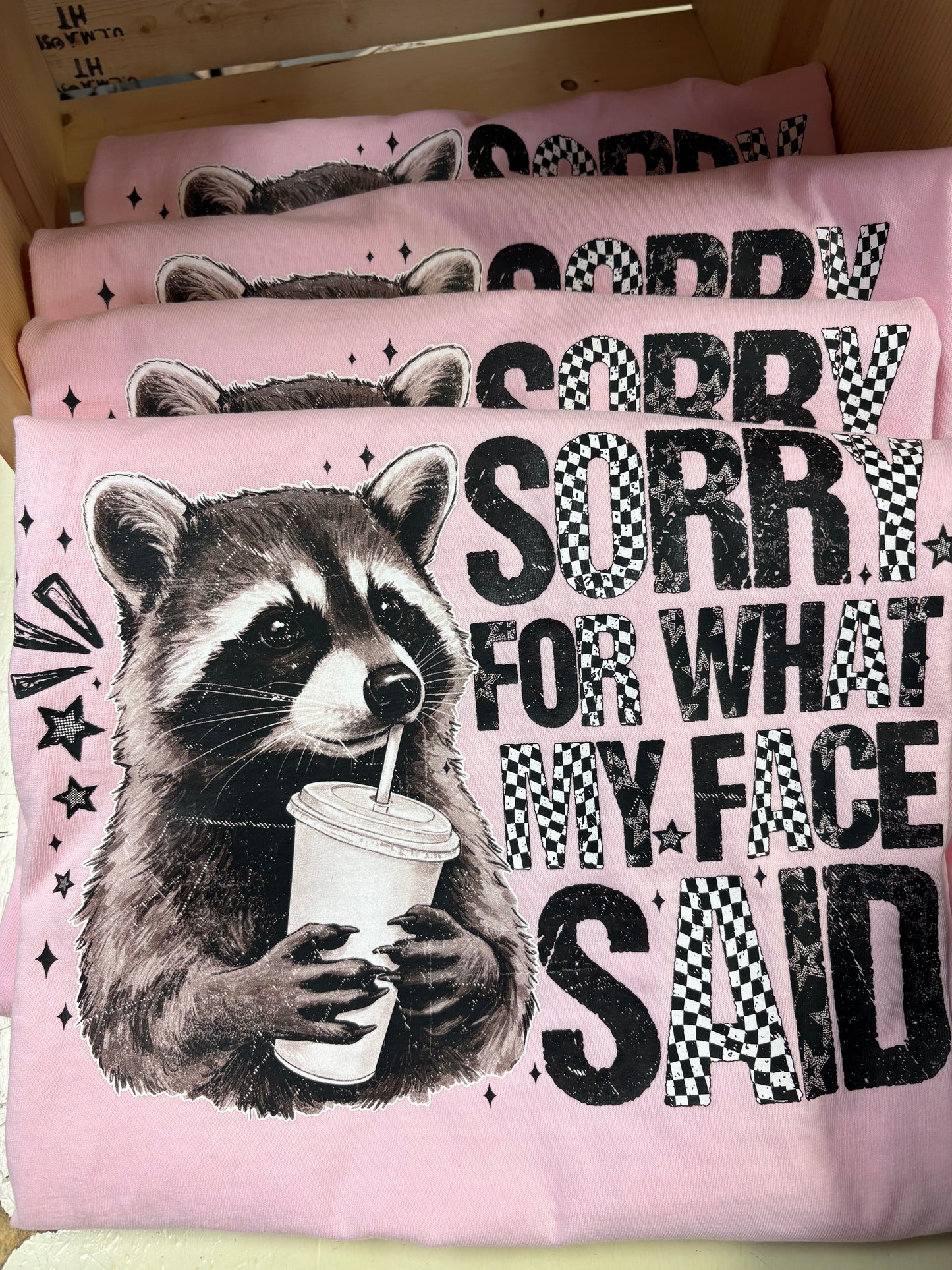 Sorry For What My Face Said CC Tee