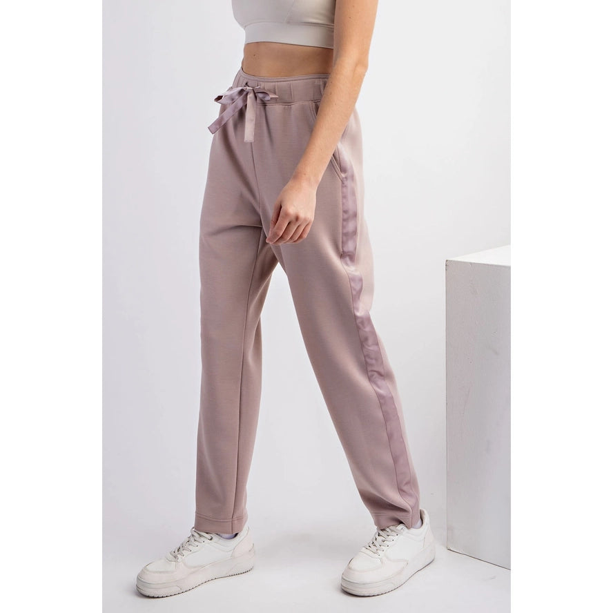 Scuba Jogger with Side Satin Detail