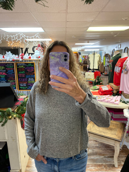 Mock Neck Longsleeve Crop Top