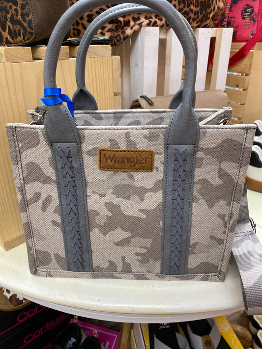 Wrangler Camo Print Tote/Crossbody