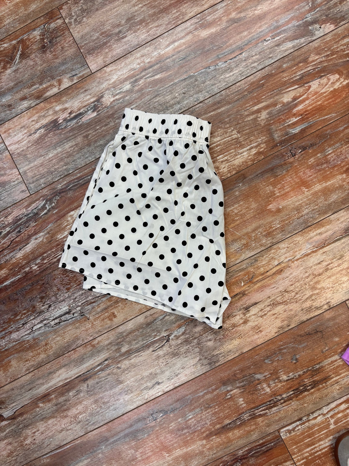 White/Black Polka LM Shorts