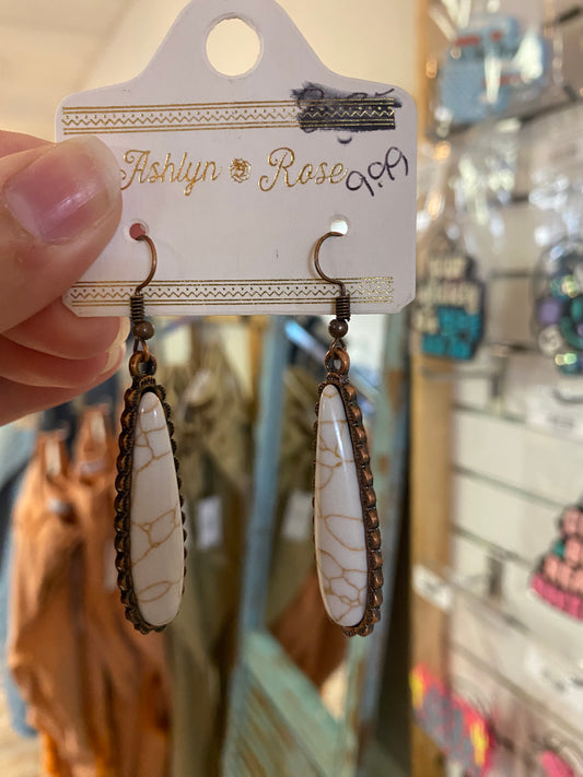 Marble Earrings