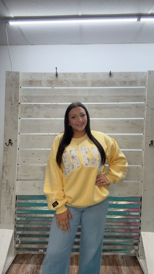 LuLu Mac Butter Camo Sweatshirt