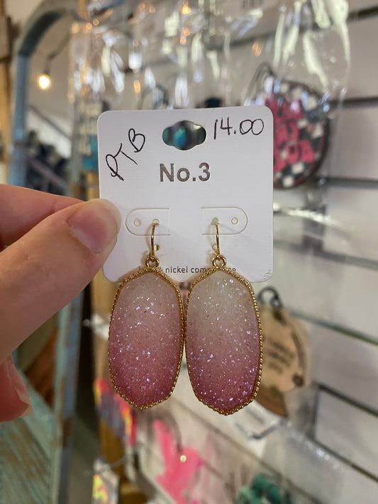 Pink Ombre Earrings