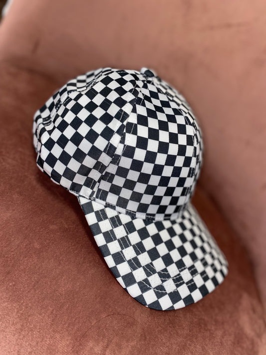 Checkered Baseball Cap