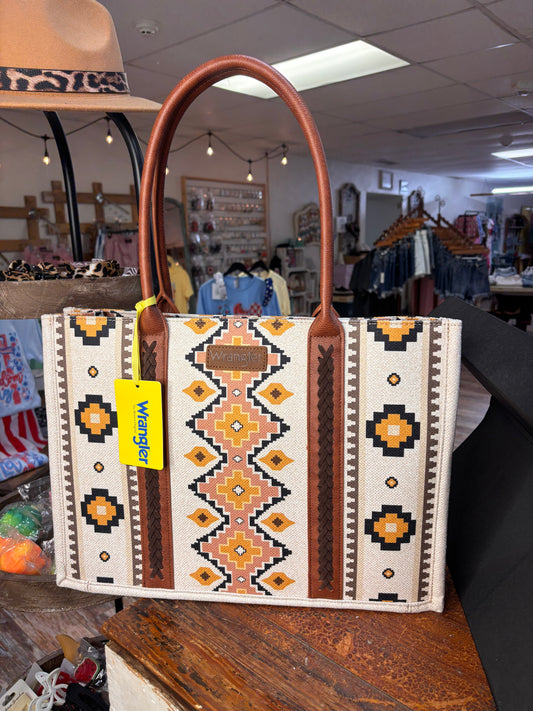 Wrangler Aztec Large Tote Bag