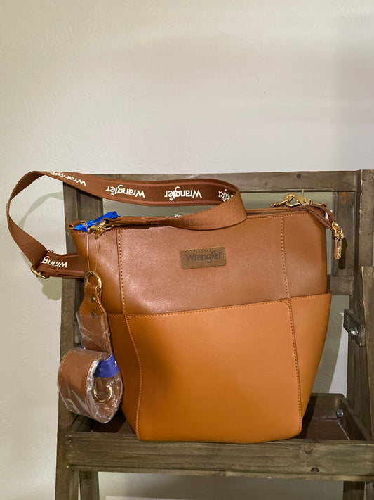 Wrangle 2 Ton Color Block Shoulder/Crossbody