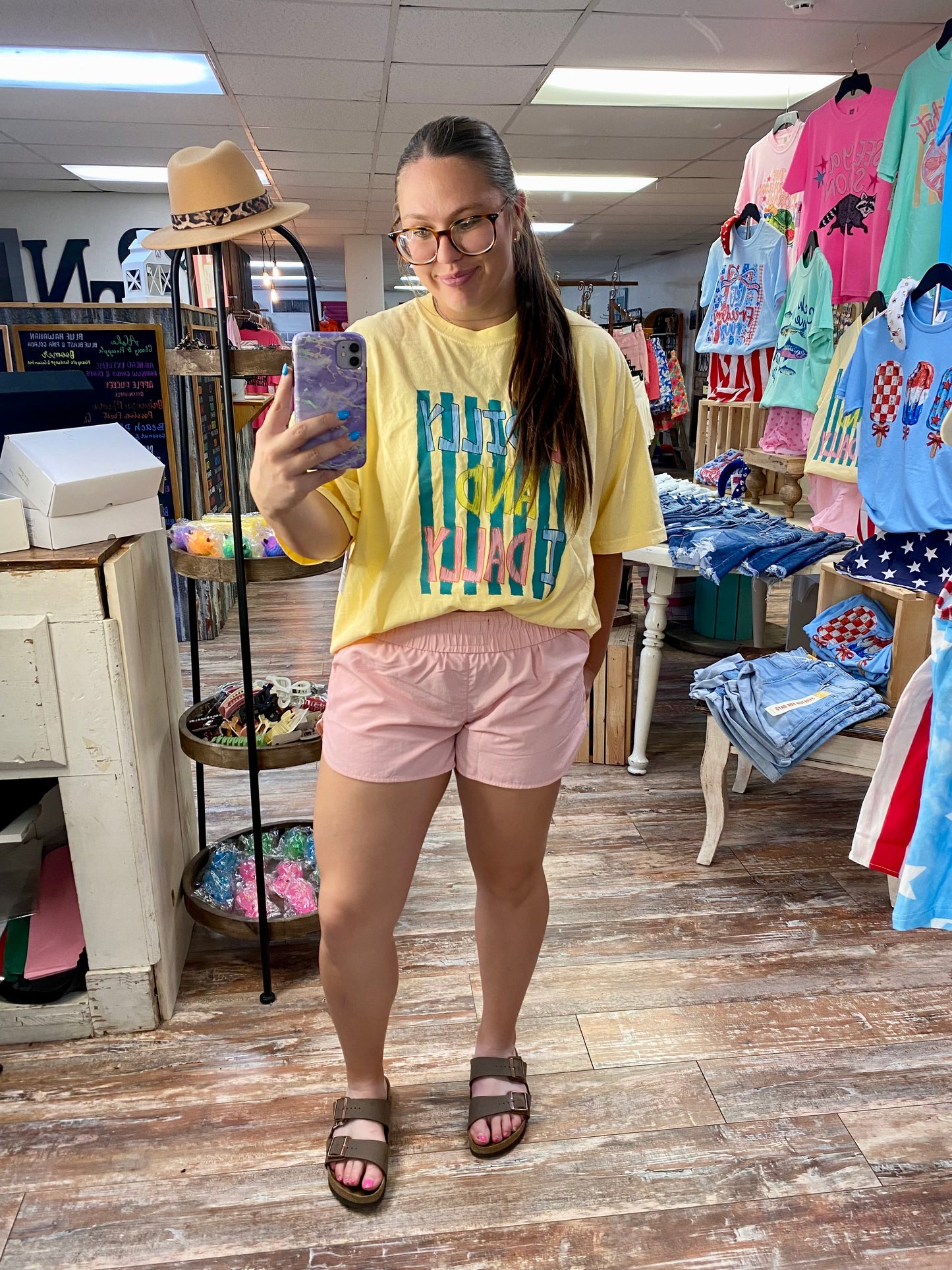 Lulu Mac Shorts Light Pink