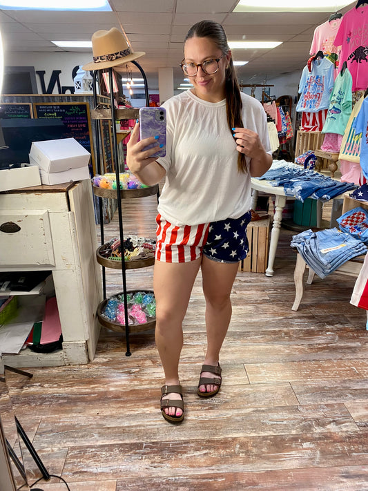 Lulu Mac Flag Shorts