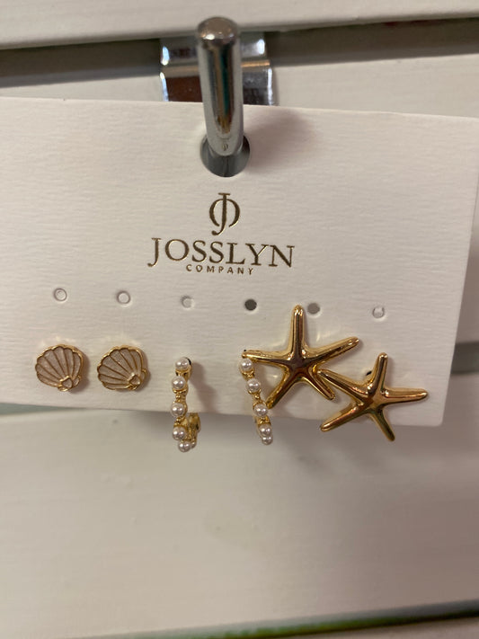 Shell Starfish Pearl Earring