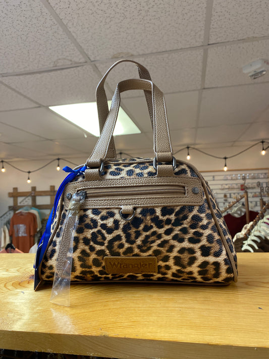 Wrangler Leopard Print Satchel