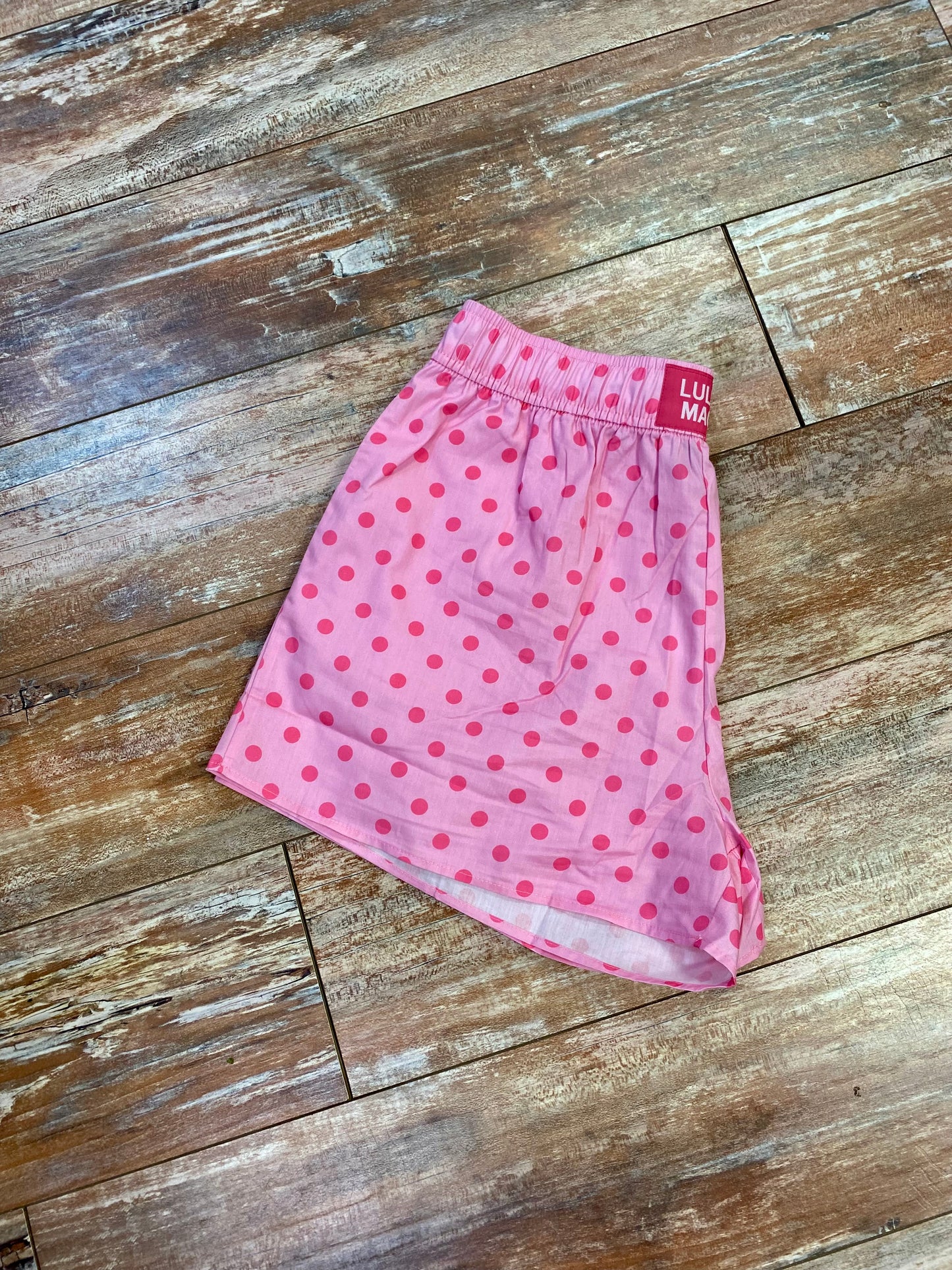 Lulu Mac Light Pink/Pink Polka Dot