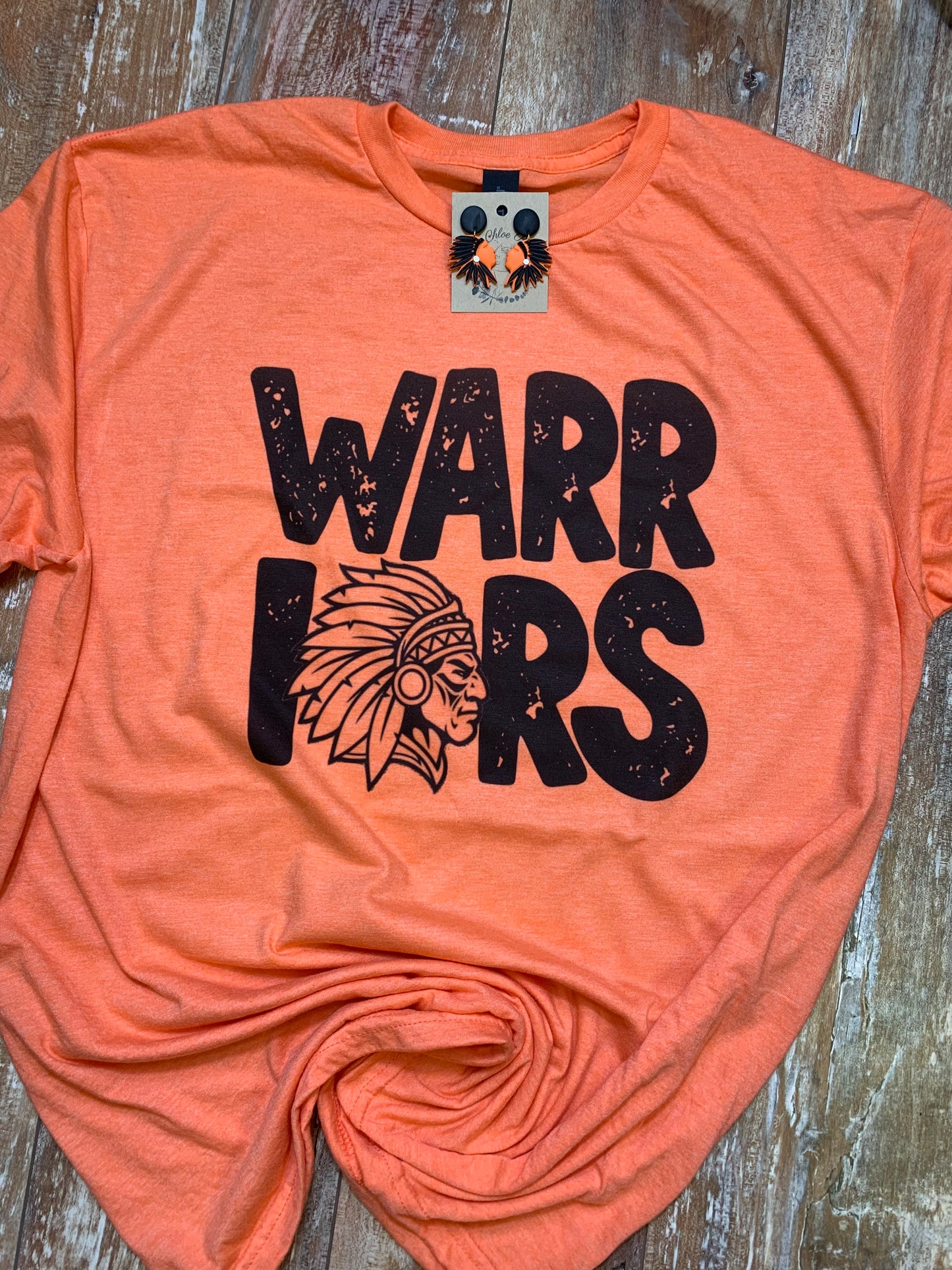 Warriors With Letter Head Tee